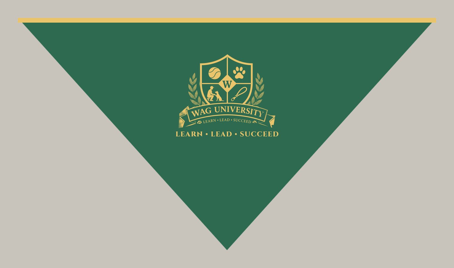 Dog Bandana Set (3 colors) — design 2