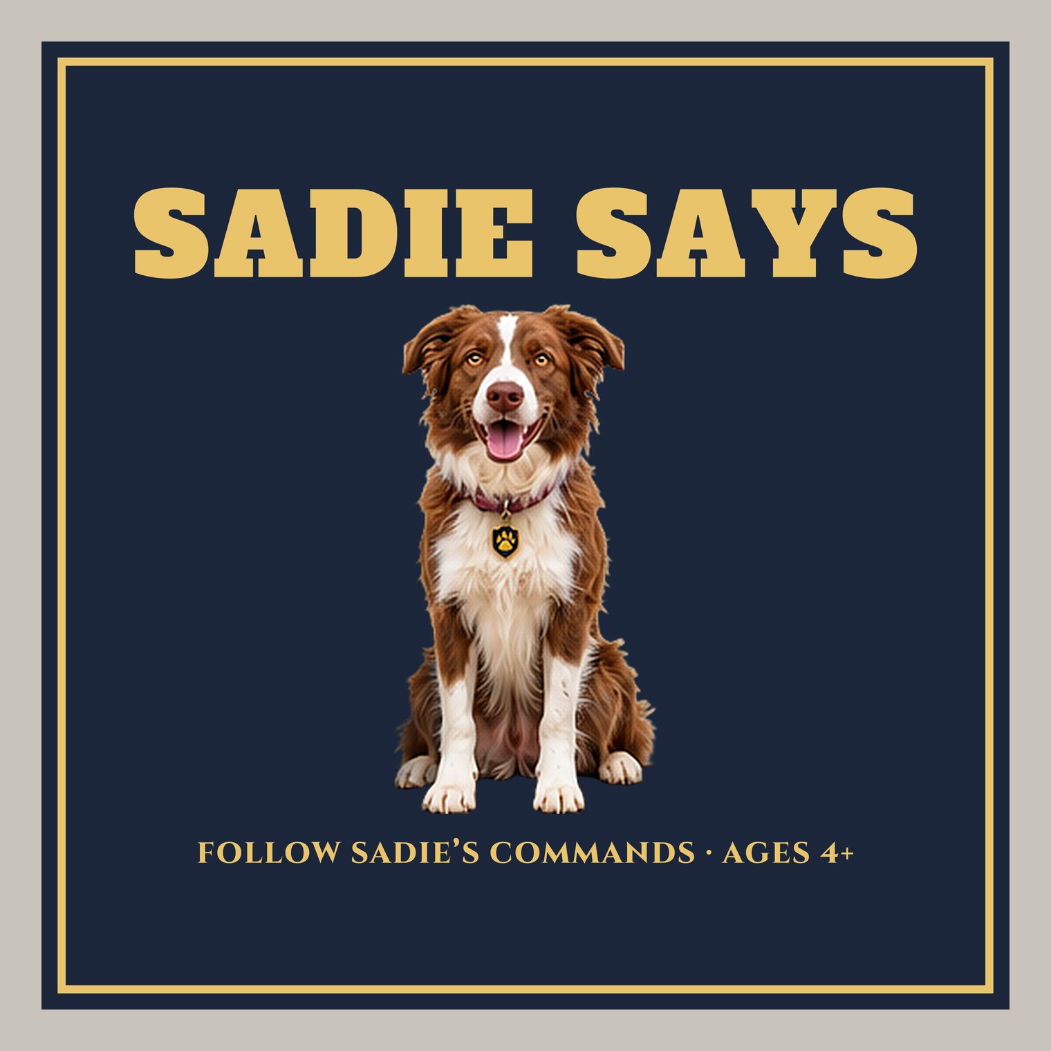 Sadie Says Board Game — design 3