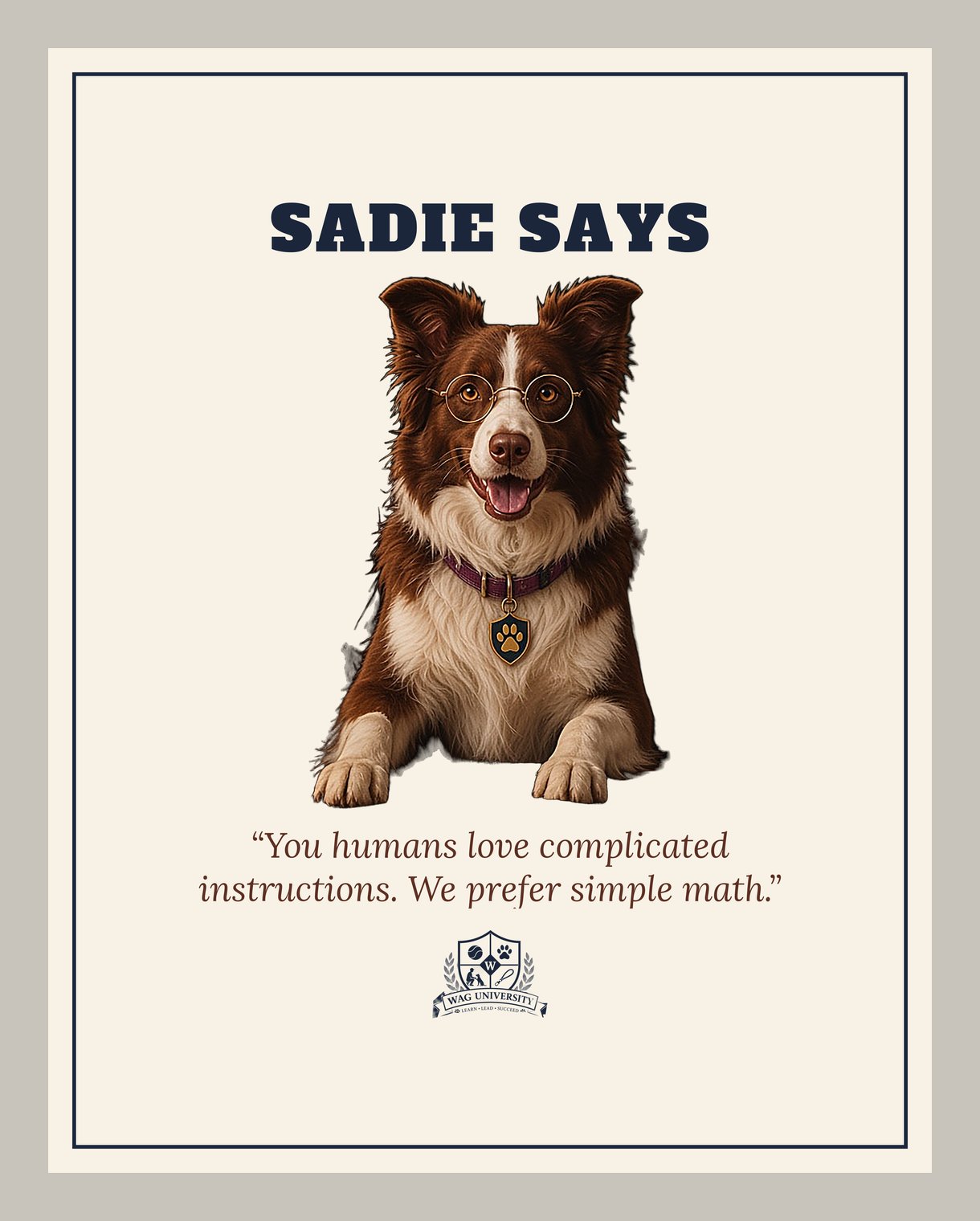 Sadie Says Posters — design 3