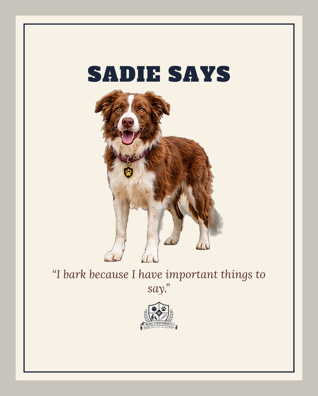 Sadie Says Posters — design 4