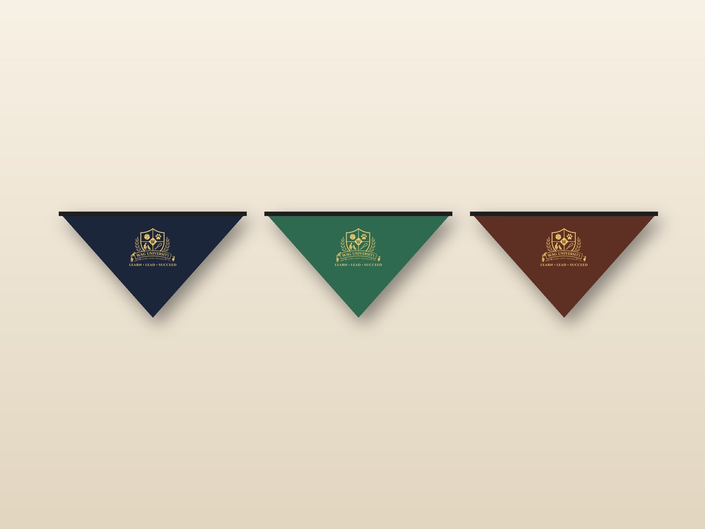 Dog Bandana Set (3 colors)