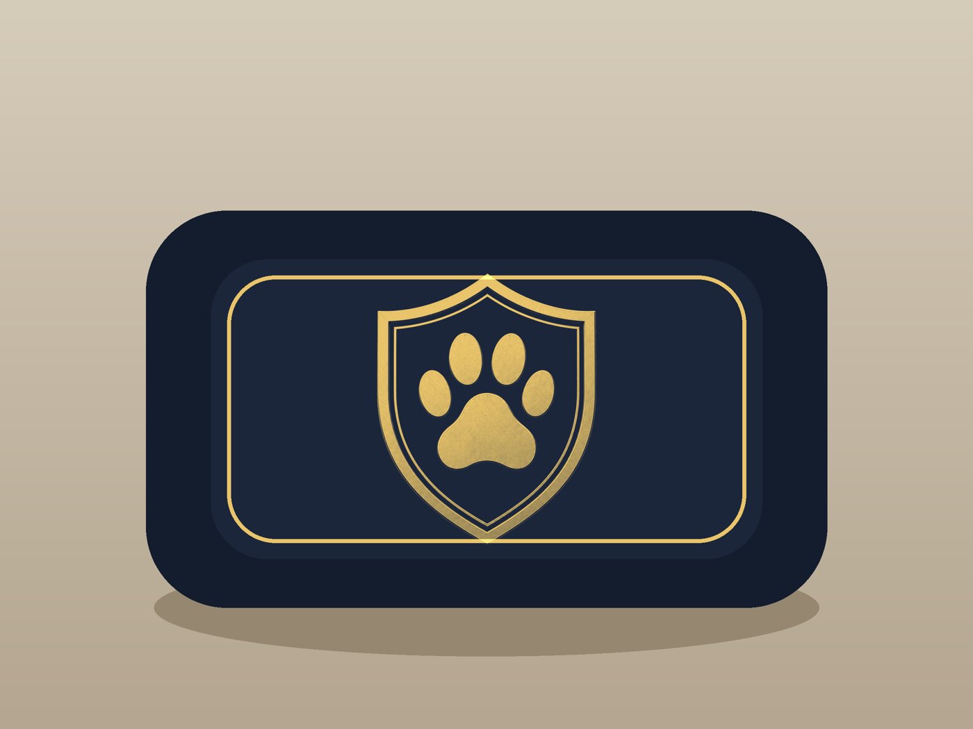 WAG Paw Dog Bed