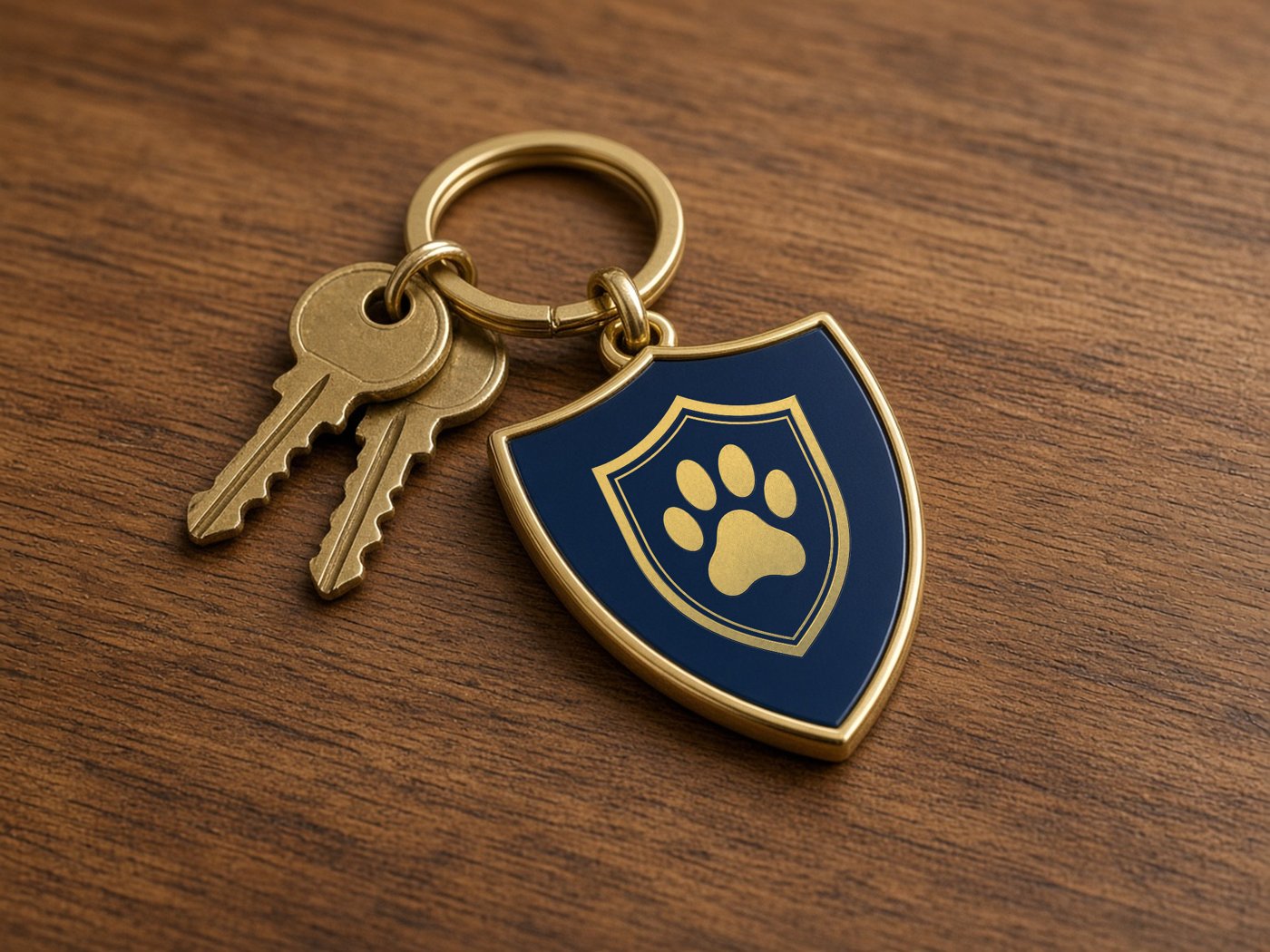 Paw Shield Keychain