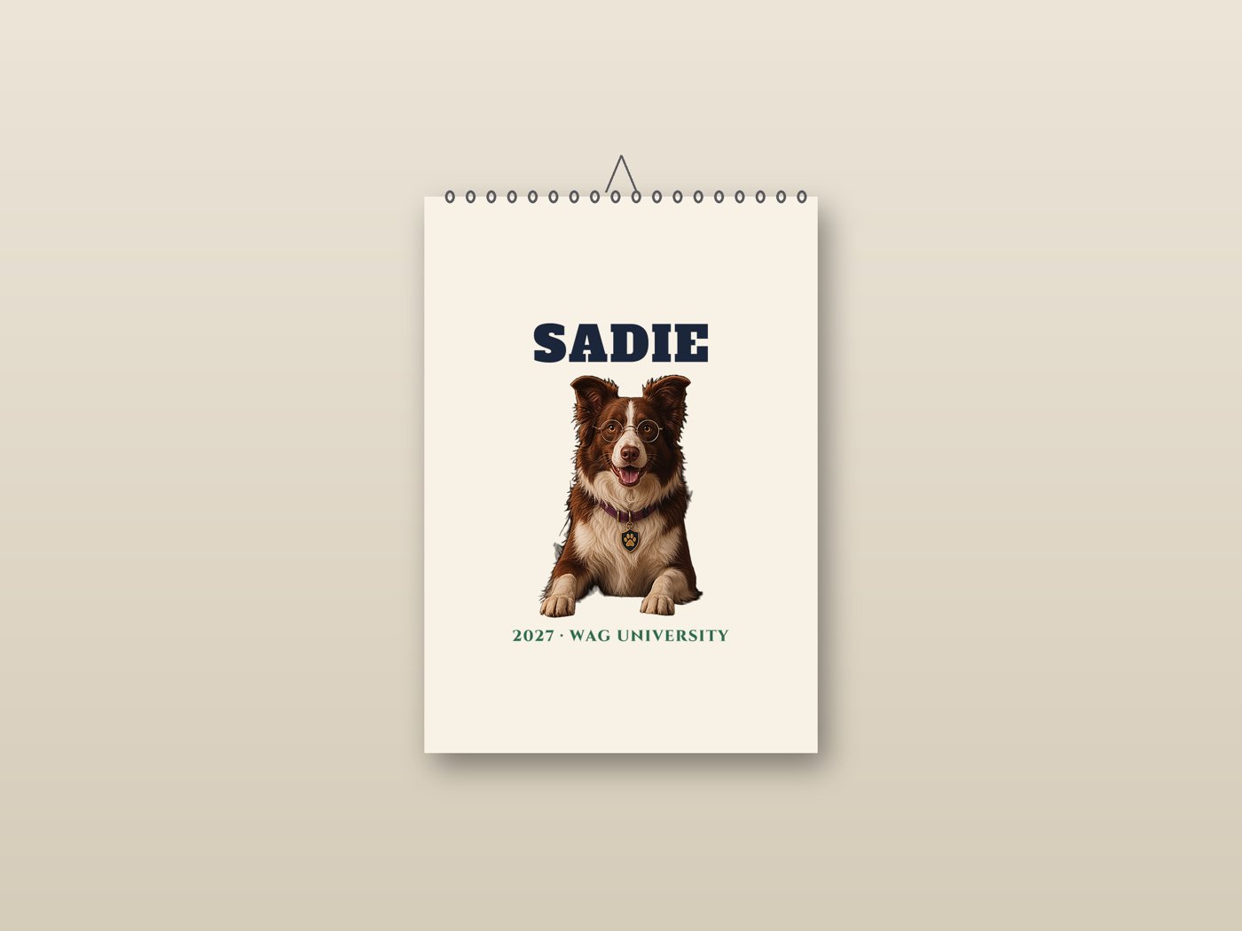 Sadie 2027 Wall Calendar