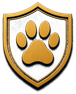 WAG University paw shield